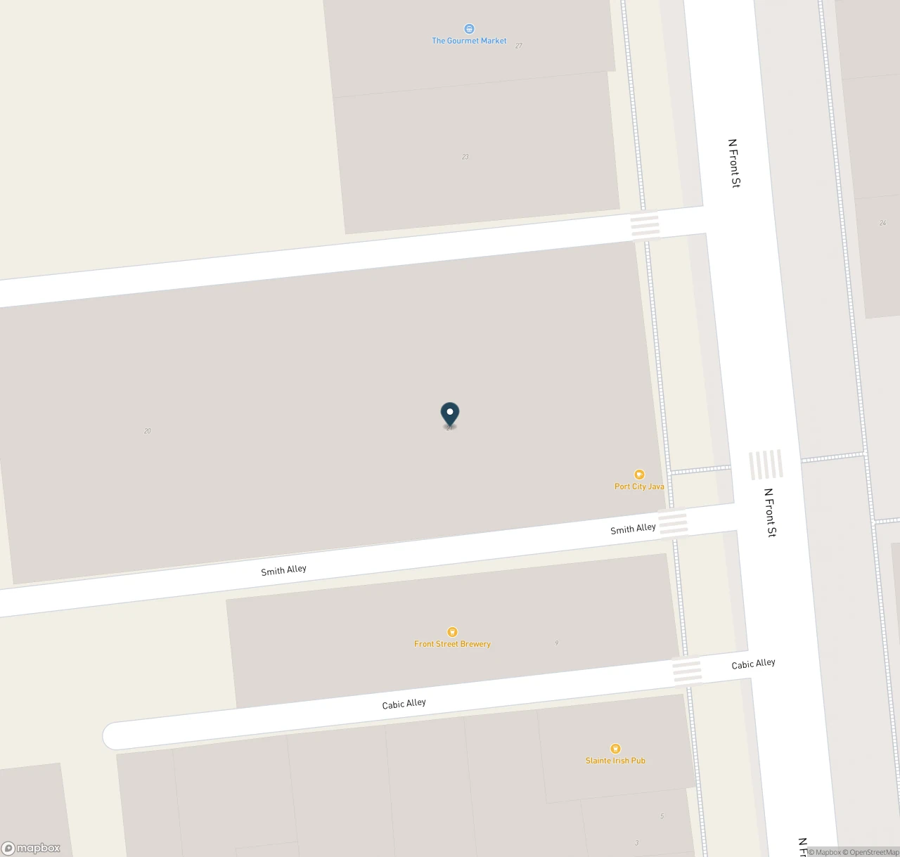 Map showing the location of The Blind Elephant