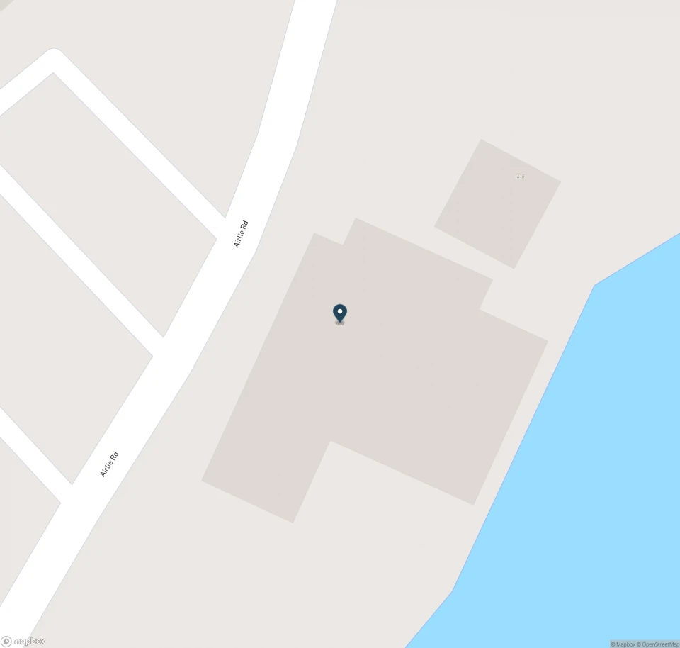 Map showing the location of Bridge Tender Restaurant