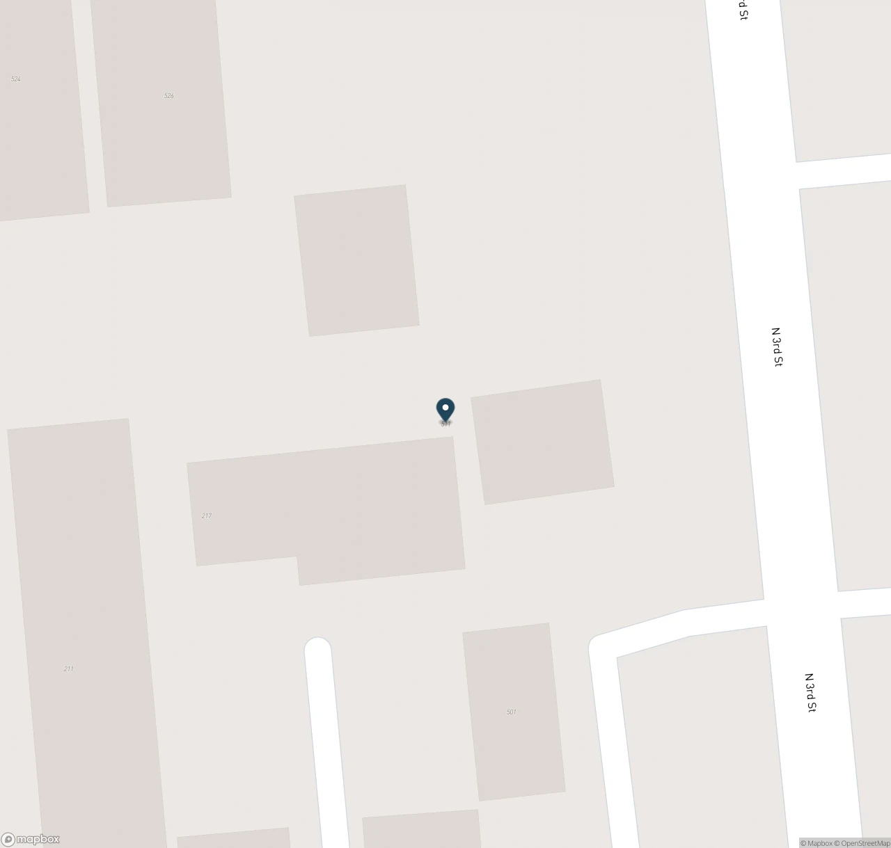 Map showing the location of Dead Crow Comedy Room