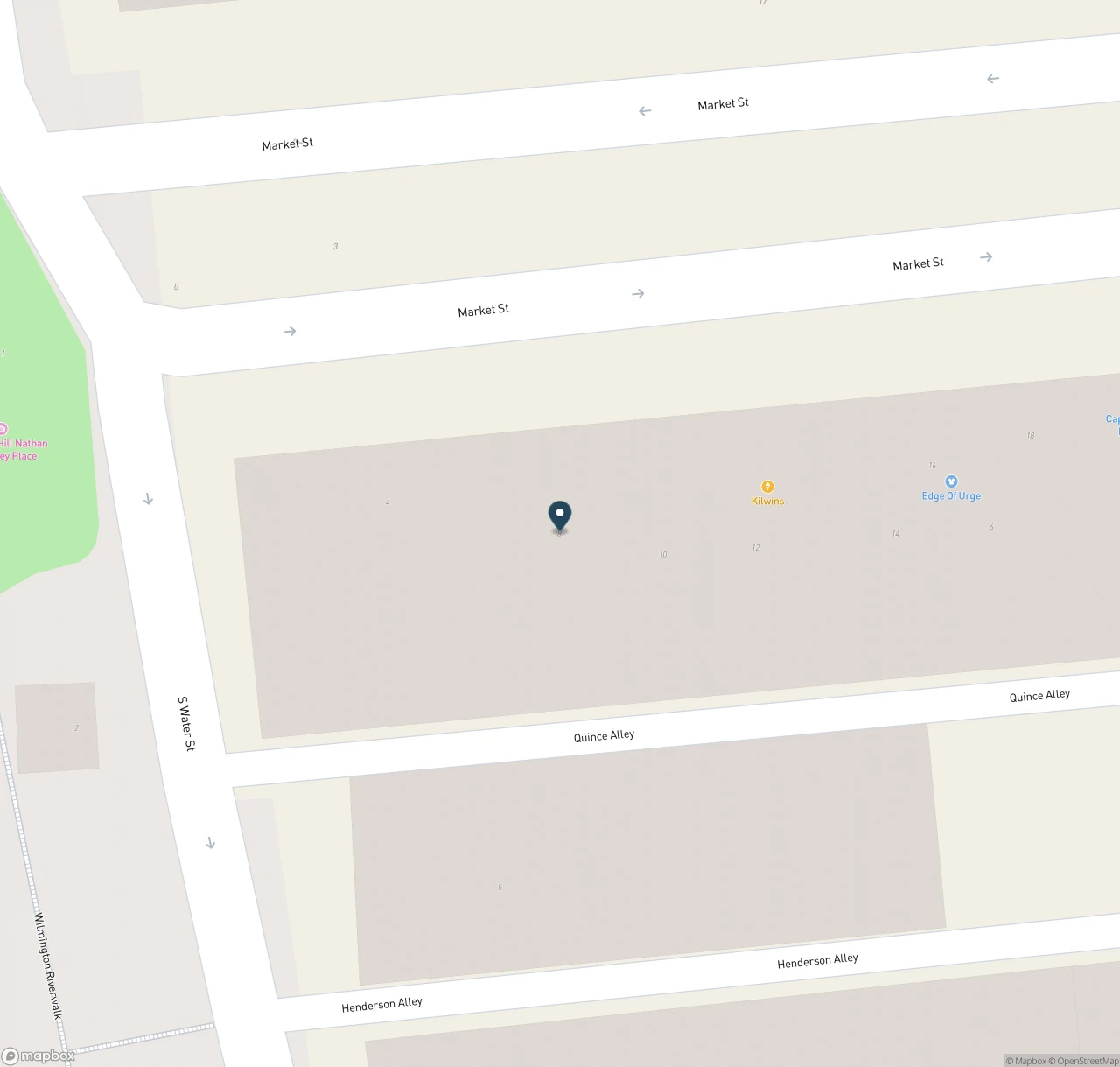 Map showing the location of Wilmywood Movie & TV Location Walk