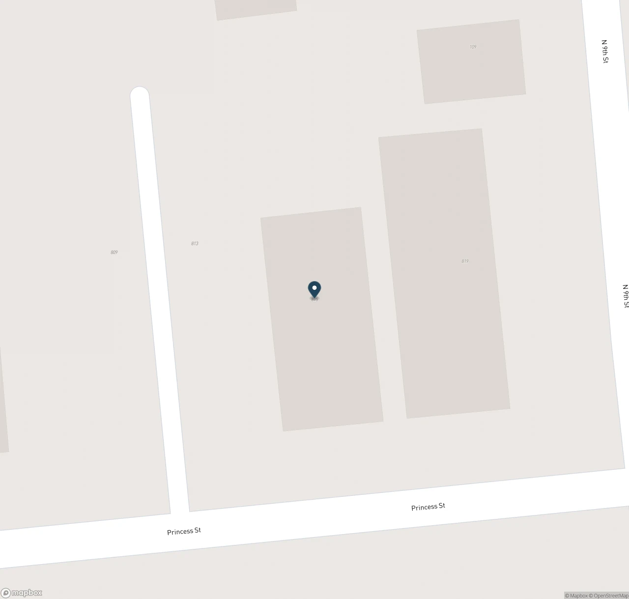 Map showing the location of Cucalorus Film Festival